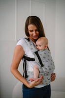 Nosidełko Kavka MultiAge Magnetic: Grey Dots Print