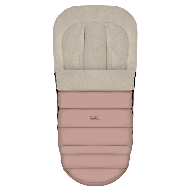 Zaffiro - Aspen iGrow Winter Footmuff with Premium Sheep Wool Baby Pink