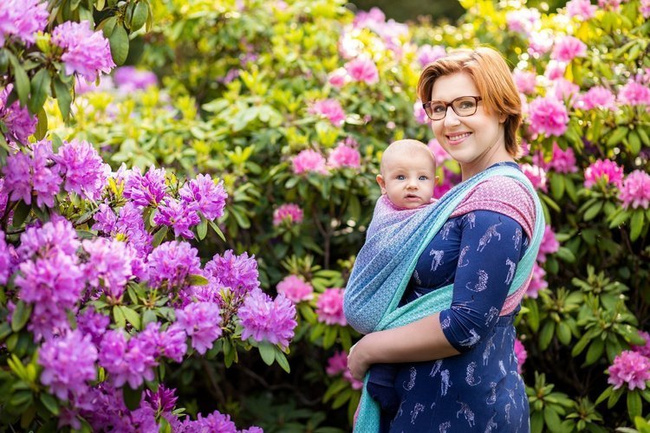 Chusta tkana EverySlings Babyheart Proudberry