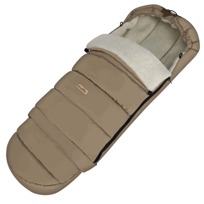 Zaffiro - Aspen iGrow Winter Footmuff with Premium Sheep Wool Latte