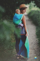 Chusta tkana Little Frog Morski Bazzyt