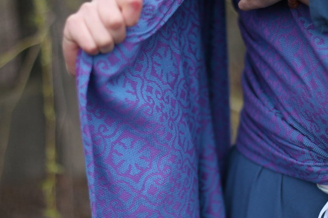 Woven wrap Sensimso Slings - Azuleyo Lila