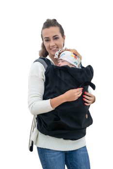 Cover for baby carrier/wrap - Softshell - Black