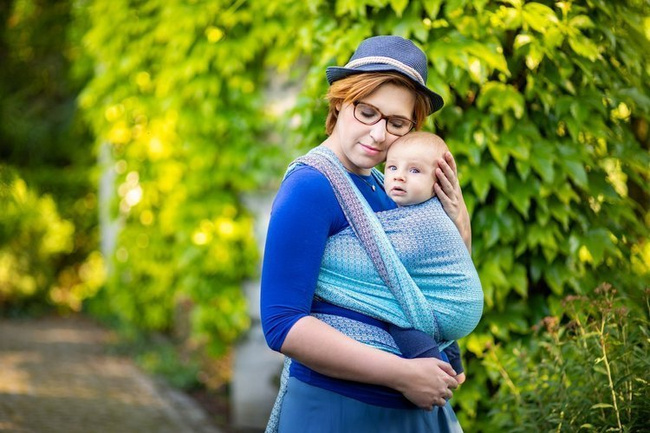 Chusta tkana EverySlings Babyheart Juneberry