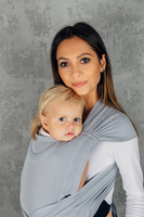 LennyHybrid Half Buckle Carrier - Little Herringbone Grey