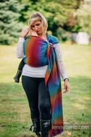 Chusta kółkowa Lenny Lamb Big Love - Tęcza Dark