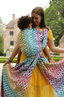 Szal Yaro Slings - La Vita Trinity Caribbean Rainbow Tencel Linen