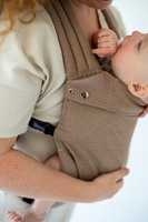 Qusy adjustable ergonomic carrier  2.0 - Walnut Twill Bamboo