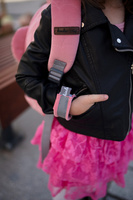 Opaska odblaskowa Kinder Hop Flash - Truskawkowa