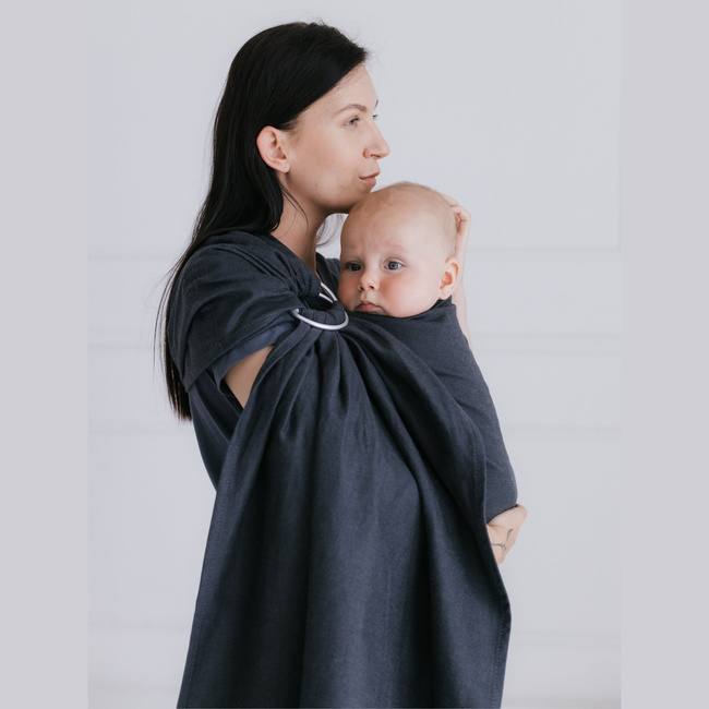 Zaffiro Ring Sling Hug Me - Roma: Anthracite