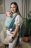 Chusta tkana LennyLamb - Mała Jodełka Baby Mint