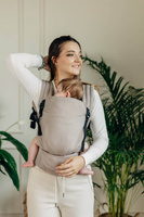 LennyLamb baby carrier - LennyLight - Little Herringbone Almond