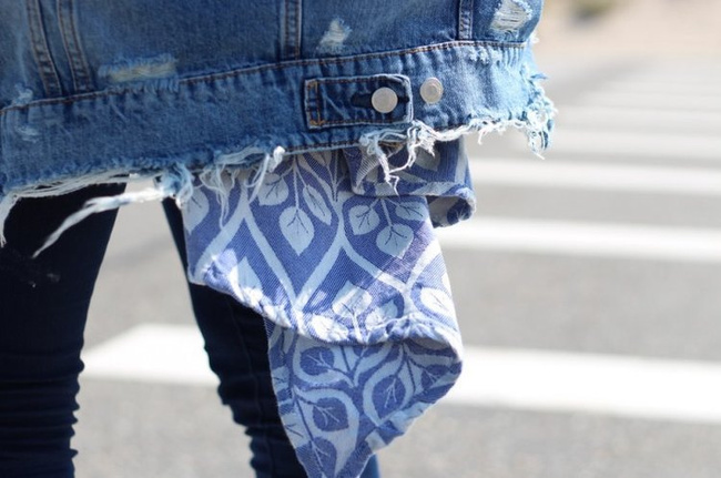 Chusta kółkowa Yaro La Vita Dark Blue (2m.)