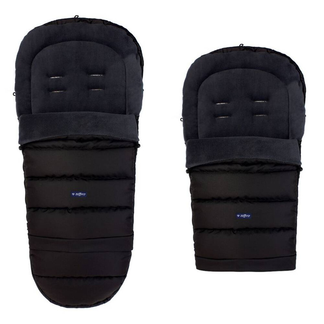 Zaffiro - Śpiwór do wózka iGrow 2.0 Plusz + Czarny