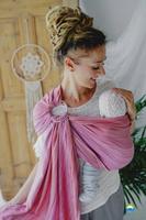 Chusta kółkowa Little Frog - Bambusowy Rubin