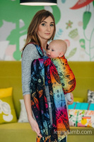 Chusta tkana Lenny Lamb Ważki Tęczowe Dark