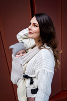 Nosidełko regulowane Qusy - Linen Beige 2.0