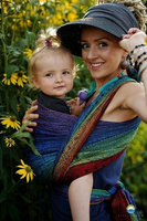 Chusta tkana Little Frog - Rainbow Harmony