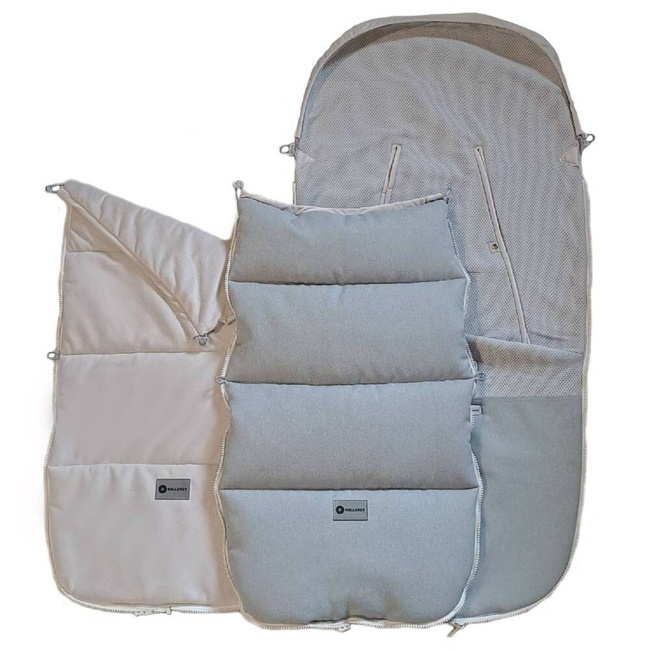 Rollersy - Bezpieczny śpiworek samochodowy - Grey