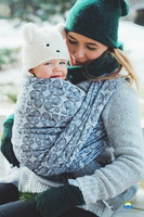 Chusta tkana Little Frog Black Glow