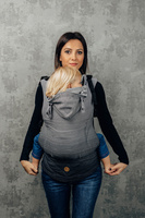 Nosidełko LennyLamb - LennyGo Jodełka Ombre Szary