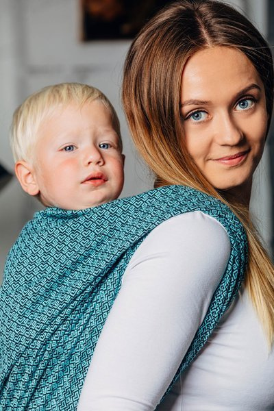 Chusta tkana LennyLamb - Little Love Amazonit