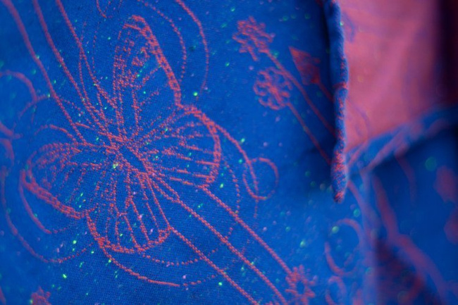 Woven wrap Sensimso Slings - Papillon Claret