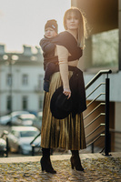 Nosidło hybrydowe LennyLamb - Pawi Ogon - Pitch Black