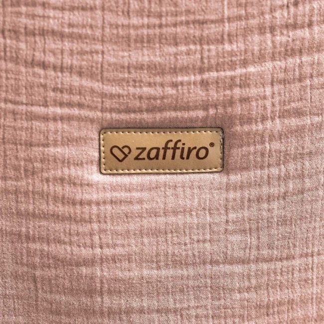 Zaffiro - Zaffiro Full Muslin Sleeping Bag 0.5 TOG 0–6m  - Baby Pink