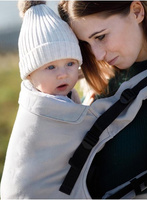 Nosidełko Kinder Hop Multi Grow: Herringbone Ecru