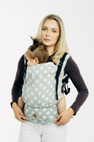 LennyLamb Baby carrier: LennyUpGrade: Litte Herringbone Skylight