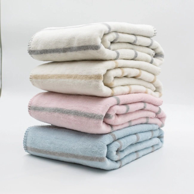 Zaffiro - Alba Cotton Blanket 75x100 beige