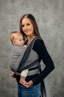 Basic Line Baby Sling LennyLamb - Little Herringbone Ombre Grey