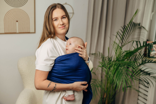 Basic Line LennyLamb Ring Sling - Cobalt