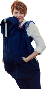 Osłonka Softshell na nosidełko Litle Frog - Navy
