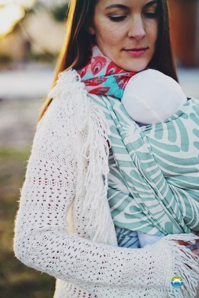 Chusta tkana Little Frog Forrest Plumes