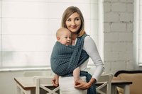 Chusta tkana LennyLamb - LittleLove Ocean Blue