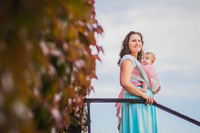 Chusta tkana EverySlings Babyheart Gooseberry