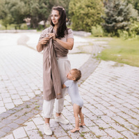 Zaffiro Ring Sling Hug Me - Roma: Latte