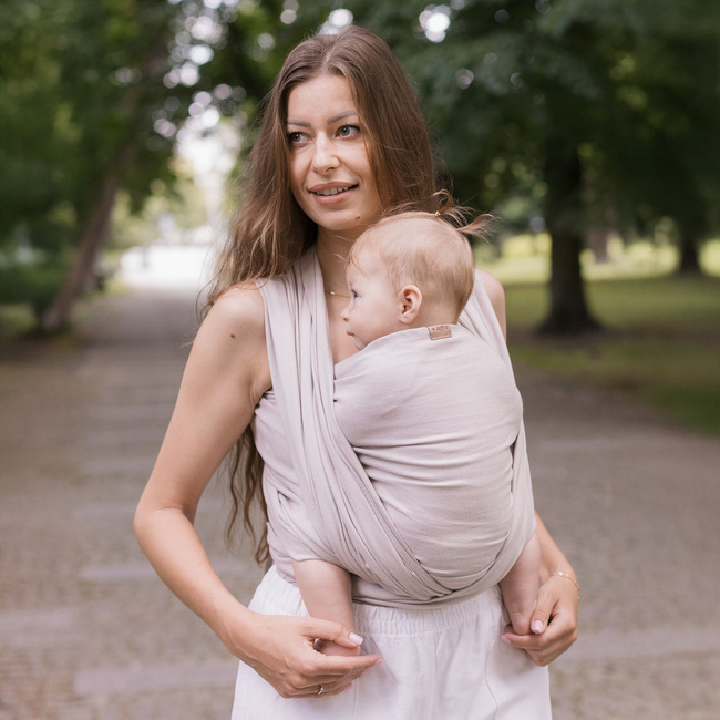 Woven wrap Zaffiro Be Close - Roma: Beige