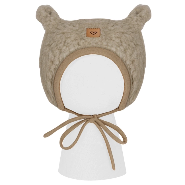 Zaffiro - Violet Hat 100% Wool – Lamb S (0-6m) Brown