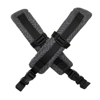 Zaffiro - Adjustable baby carrier Ergo Air Graphite Leaves