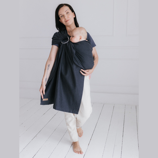 Zaffiro Ring Sling Hug Me - Roma: Anthracite