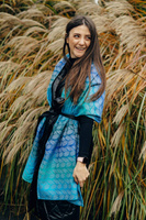 Chustowy Szal LennyLamb - Zaplątani - Blue Reed