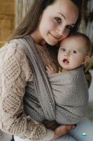 Chusta tkana Little Frog - Nutty Cube