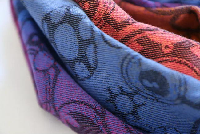 Chusta kółkowa Yaro Quantum Marbella Grad Black Tencel Linen