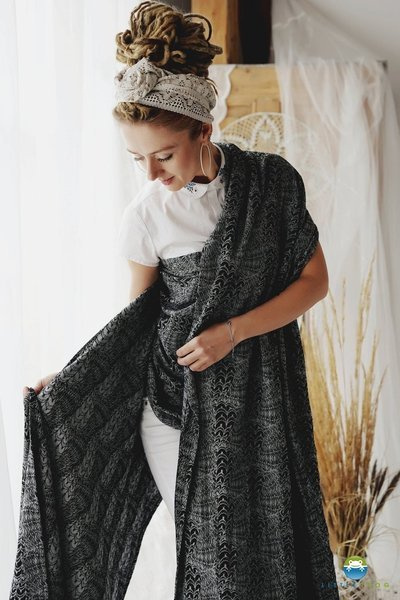 Chusta tkana Little Frog - Merino Boho