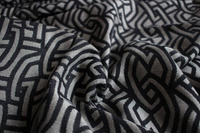 Chusta tkana Yaro Braid Black Natural Seacell Wrap