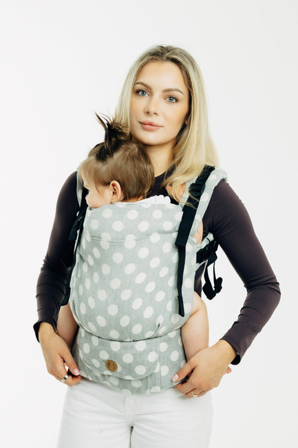 LennyLamb Baby carrier: LennyUpGrade: Litte Herringbone Skylight