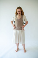 Qusy adjustable ergonomic carrier  2.0 - Walnut Twill Bamboo